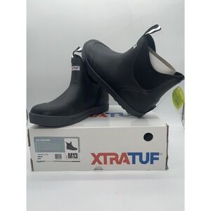 Tried On XTRATUF Men's Wheelhouse Black Pull On Rubber Boots XMW-000 Size 13